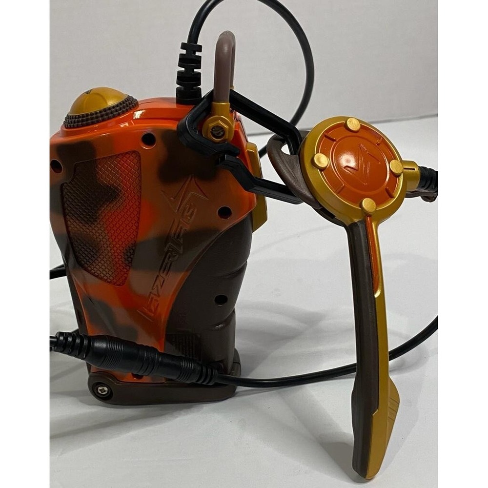 Tiger Electronic Tag Lazer Team OPS Radio Walkie‎ Talkie Orange Tested Works
